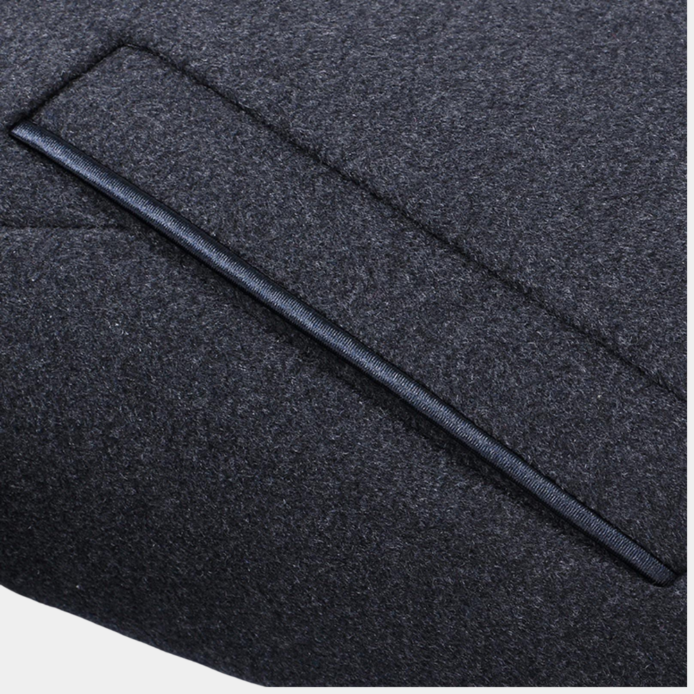 Gentle Class | Men's Wool Fur Collar Winter Coat