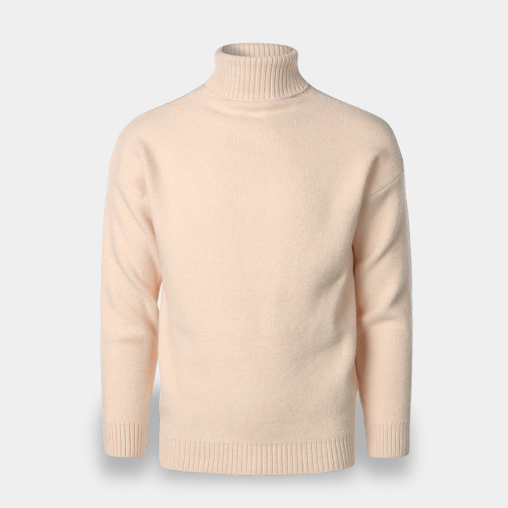 Gentle Class | Men's Relaxed Fit Knit Turtleneck Sweater