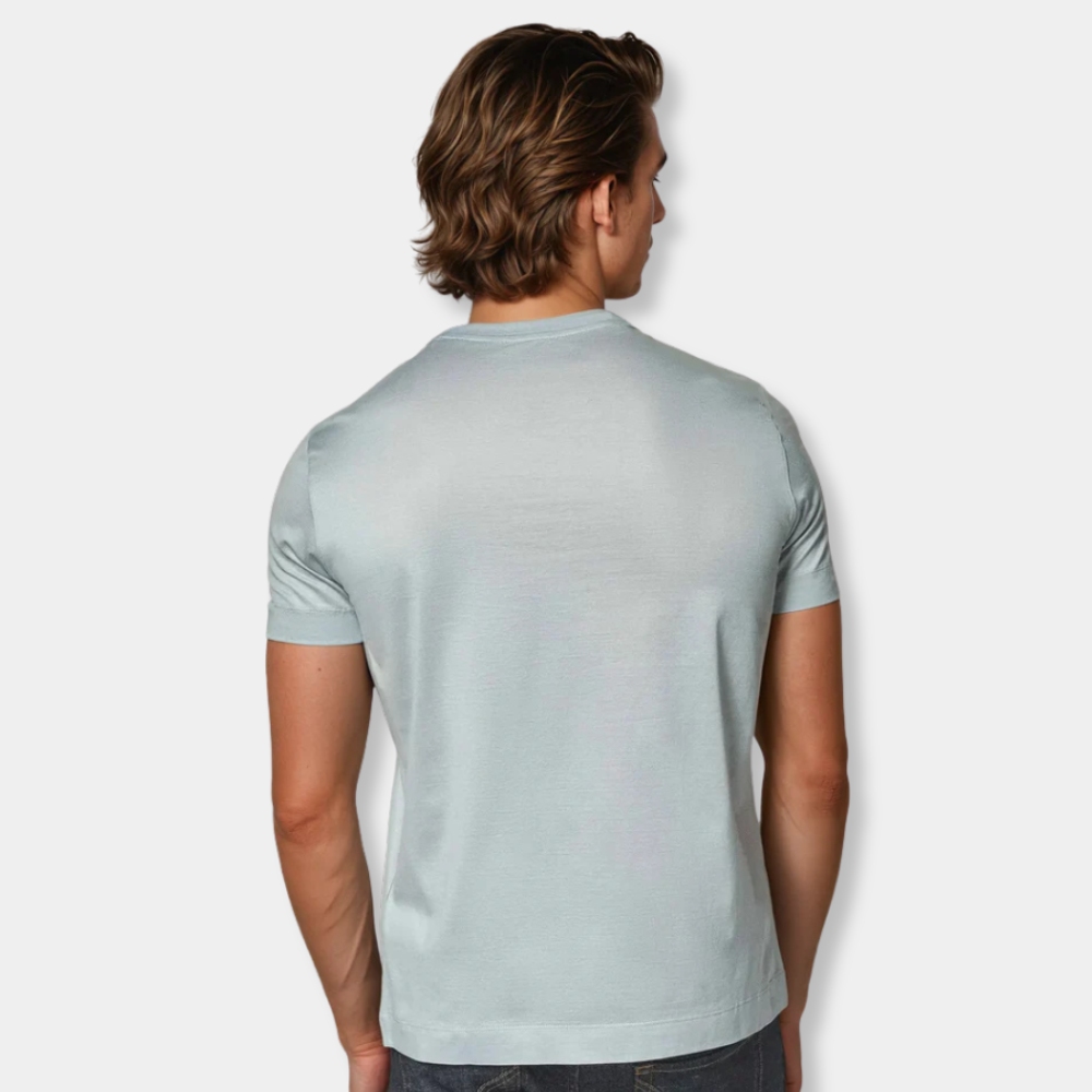 Gentle Class | Men's Supima Cotton Essential T-Shirt Light Grey