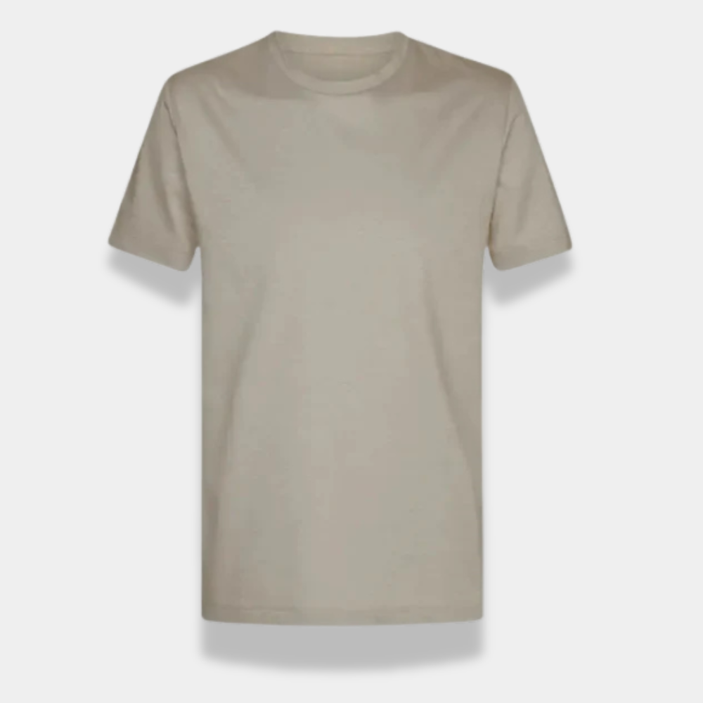Gentle Class | Men's Supima Cotton Essential T-Shirt Beige